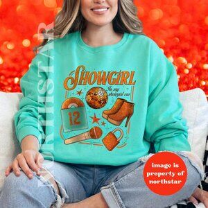 Showgirl Cool Mint Sweatshirt - Swiftie Merch
